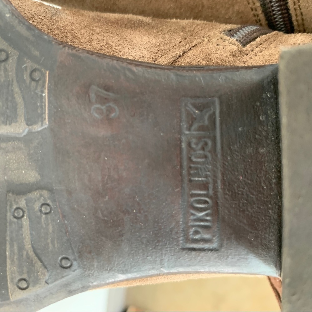 Pikolino‎ Suede Booties with Leather Tassel Detail Size 37/7 - Picture 9 of 9